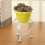 Support à plantes sur pied pour la décoration intérieure, utilisation efficace de l'espace, design triangulaire simple et élégant avec support 3