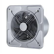 8 Inch Wall Mounted Exhaust Fan with Powerful Airflow, Low Noise, Automatic Valve for Kitchen and Bathroom