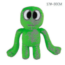 (Green Monster) Rainbow Friends Stuffed Animal Toy Soft Plush Doll Gift For Kids Christmas Gift W