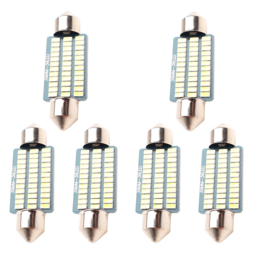Φωτιστικό LED Dome για χρήση σε αυτοκίνητο, Ice Blue 39mm Εσωτερικοί λαμπτήρες LED με 36 τσιπ