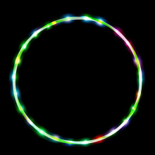 Transforme sua rotina de exercícios com este arco de LED radiante, com 10 cores brilhantes diferentes, durabilidade artesanal, controle fácil por