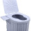 Tragbare Toilette, große Kapazität, 150 kg 14
