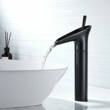 Rust-resistant Finish Kitchen Basin Faucet, EcoRight 30% Water Saving Black Oil-rubbed Bronze Surface, Grade A Solid Brass Body for Home Sinks and Gra