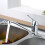 Sleek Design Kitchen Faucet, Diamond Seal Technology, Solid Brass Construction, Precise Water Flow And Temperature Control, Environmentally Friendly 1