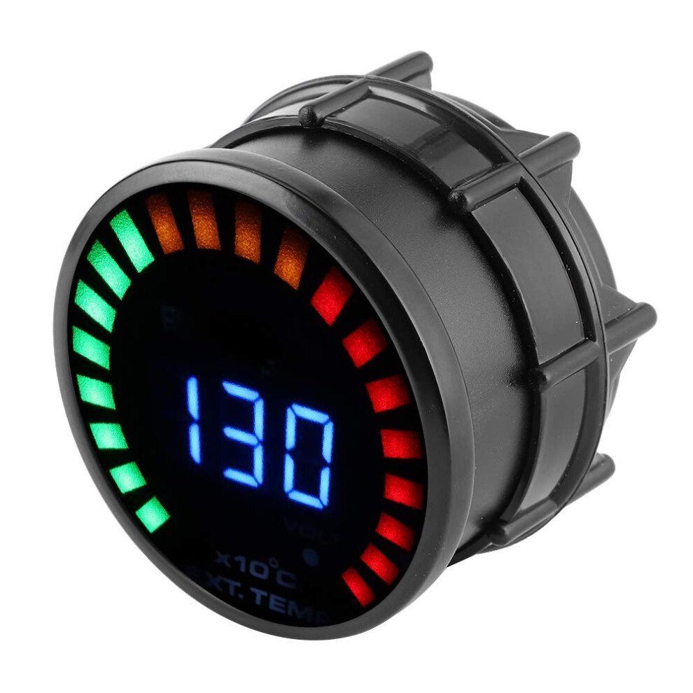Egt Gauge 2In 52Mm Led Digital Temperature Display With Overheat Warning For 12V Vehicles 9001264849917