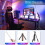 High CRI Photography Light 132 Color LEDs Adjustable Brightness 7