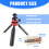 Mini Tripod Stand Adjustable Tripod Portable Easy Installation 3