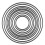 Square Rubber Belt 1.2mm Thickness-Fold in half 125mm 2