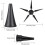 Portable Clarinet Stand with 5Leg Folding Base, Stable Clarinet Support 3