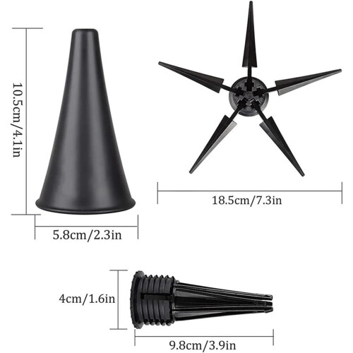 Portable Clarinet Stand with 5Leg Folding Base, Stable Clarinet Support 2