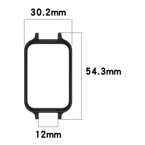 Protector Cover Shell 12mm Belt Connector for Band-Retro white 2