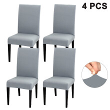 Formschlüssiges Design, Polyester-Spandex-Mischgewebe, universell passende Stühle, eleganter Schutz für Esszimmer, schnelle Fleckenentfernung,