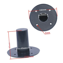 Triangular Base Speaker Mount 15kg Quick Release Clip-BH201