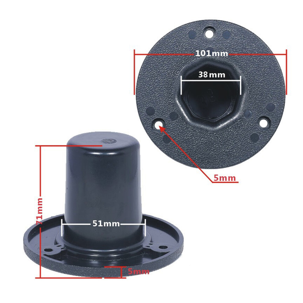 Studio Speaker Stand Top Hat Mount With 6mm Mounting Hole-BH212