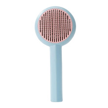 Pet Hair Brush Detangling Comb for Dogs Portable Gentle Pet Grooming Accessory, Massage Deshedding Comb for Cats, Rabbits, Hamsters, Kittens, Blue