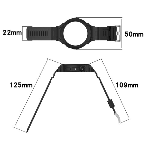 Integrated Bands For Watch 5 Watch 3 Replacement-Dark green 2