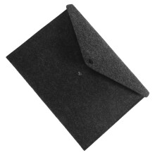 Document briefcase, document storage bag, file folder briefcase in letter size, paper organizer, dark grey.