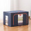 Thick Fabric for Comforters, Foldable Storage Box with Transparent Mesh Windows for Content Identification, Reinforced Handles for Easy Moving, Sturdy 3