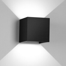 Aluminum Wall Mount Lamp, LED Cube Indoor Lamp with Built-In Roller Blinds for Precise Light Control, Poetic Design Adds a Touch of Romance to Your Sp