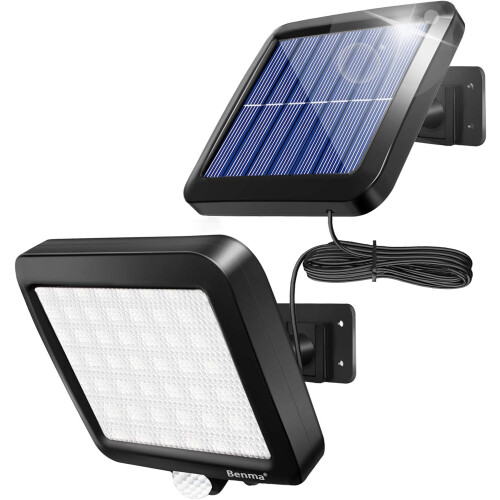 Energy Saving Solar Flood Light With Smart PIR Motion Sensor, 1000LM Adjustable Solar Panel Lamp For Your Outdoor Needs