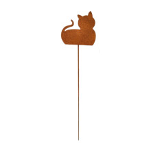 Piquet de jardin en métal pour chat,-Modèle B petite taille