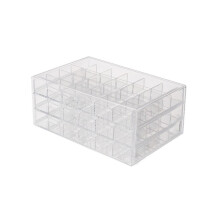 Support de rangement de bijoux-Trois couches 72 carrés