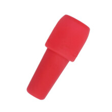 Set mit 10 Press-Weinverschlüssen, Siegeldeckel,-Rot