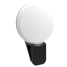 Anello luminoso per selfie approvato dagli influencer, 3 modalità di luce regolabili, ricaricabile per tutti i dispositivi, perfetto per TikTok,