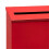 (Red) Wall Mount Mailbox, Large Capacity Mail Box, Metal Post Box, Mailboxes for Outside, 8.66'x2.36'x11.4 2