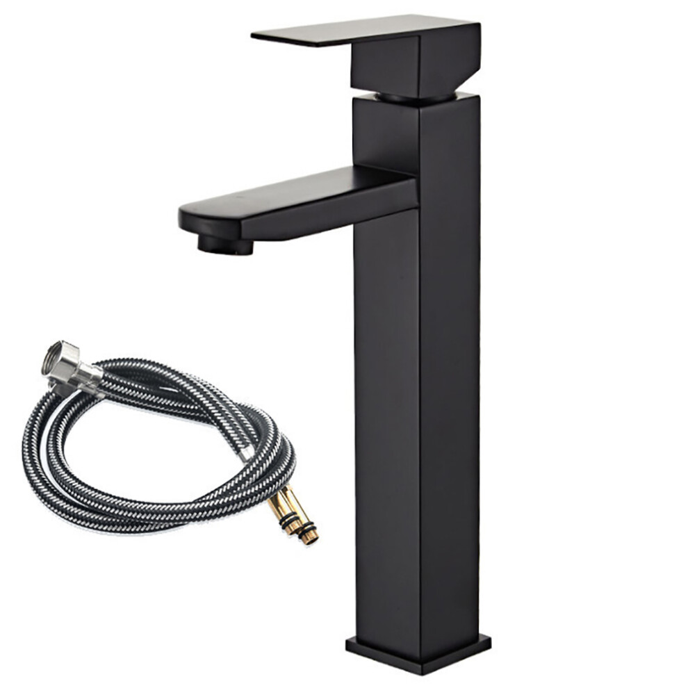 Effortless Installation Faucet Connector, Black Braided Nylon Lines For Durability, Ensuring High Temperature Resistance And Aesthetically Pleasing De 9466005070928