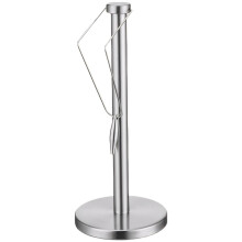 Stainless Steel Paper Towel Holder with Modern Wishbone Design and NonSlip Base for Kitchen or Bathroom