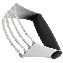 Stainless Steel Pastry Cutter and Dough Blender with Ergonomic Grip for Baking Biscuits and Pastries