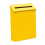 (Yellow) Wall Mount Mailbox, Large Capacity Mail Box, Metal Post Box, Mailboxes for Outside, 8.66'x2.36'x11.4 3