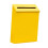 (Yellow) Wall Mount Mailbox, Large Capacity Mail Box, Metal Post Box, Mailboxes for Outside, 8.66'x2.36'x11.4 2