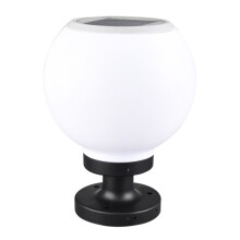 Gartenleuchten, automatische solarbetriebene Außenleuchten, Solar-Pfostenleuchten für Gärten, Terrassen, Einfahrten, Zäune, Balkone (1 Set), ABS,