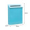 (Blue) Wall Mount Mailbox, Large Capacity Mail Box, Metal Post Box, Mailboxes for Outside, 8.66'x2.36'x11.4 2