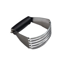 Pastry Blender with Thick Stainless Steel Blades and Soft Grip Handle, Professional Dough Cutter