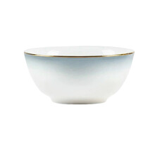 Bone China Dinnerware Set 8 Inch Soup Bowl Microwave Dishwasher Safe Scratch Resistant