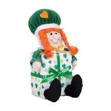 Saint Patricks Day Gnome Handmade Facelesses-Damenmodell