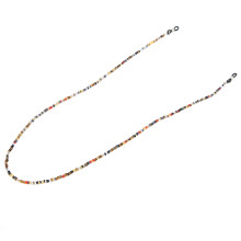Laccetto da collo regolabile per occhiali con elegante design a perline, alternativa al tradizionale appendiabiti in acrilico, realizzato con perline