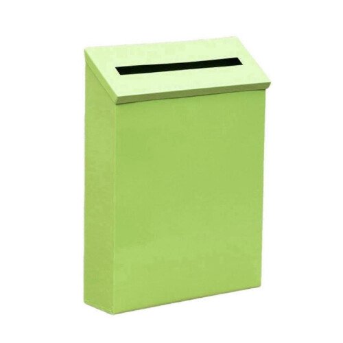 (Green) Wall Mount Mailbox, Large Capacity Mail Box, Metal Post Box, Mailboxes for Outside, 8.66'x2.36'x11.4 2
