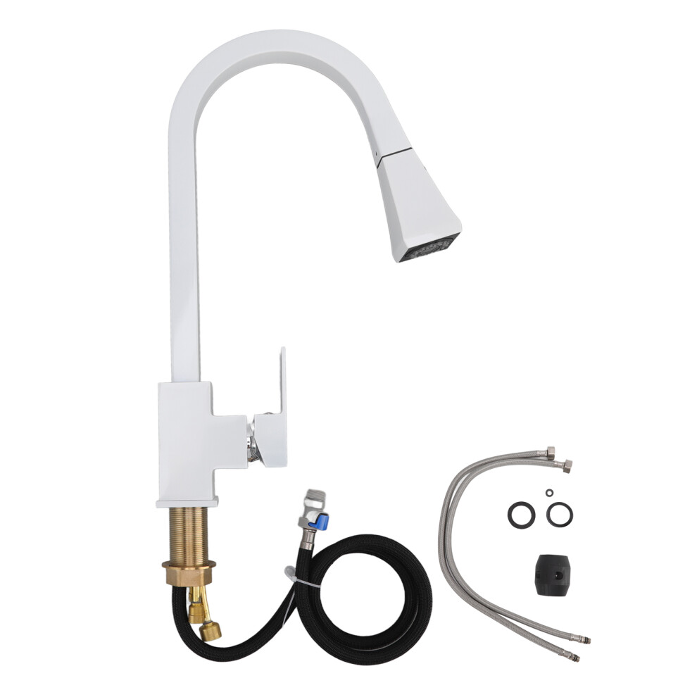 Stylish Rotatable Kitchen Sink Faucet, Multifunctional Hot Cold Water Tap For Versatile Use, Ceramic Valve Core Ensures Smooth Operation Without Drips 9466005087957