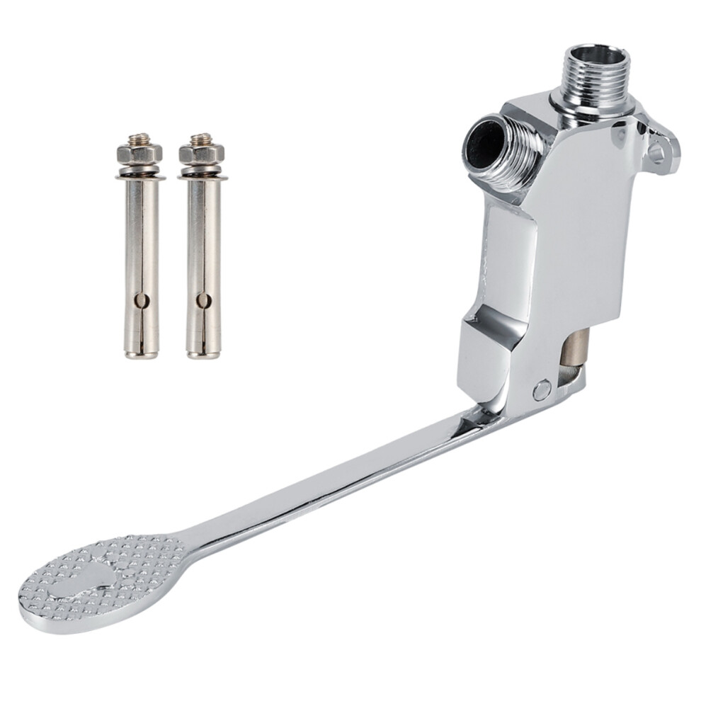 Public Place Sanitary Faucet With Automatic Water Control, Foot Pedal Valve For Basin Water Tap And Durable Copper Valve 9466005087186