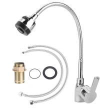 Modern Brass Kitchen Faucet, Durable Construction Ensures Longevity And Dependability For Your Home Or Office