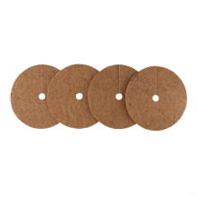 Naturally Coconut Fiber Mulch Pads 4 Count 25 Cm Protection From Weeds For Plants