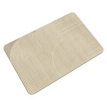 Tapis de salle de bain élégant Wabi-rayures perdues 60 par 90cm