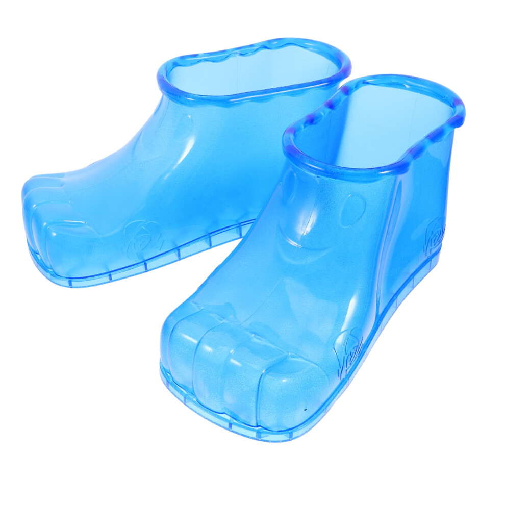 Blue Footbath Shoes Foot Soaking Boots For Massage And Spa Soak