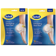 2x Scholl Exfoliating Heel Peel AHA 2 Pairs