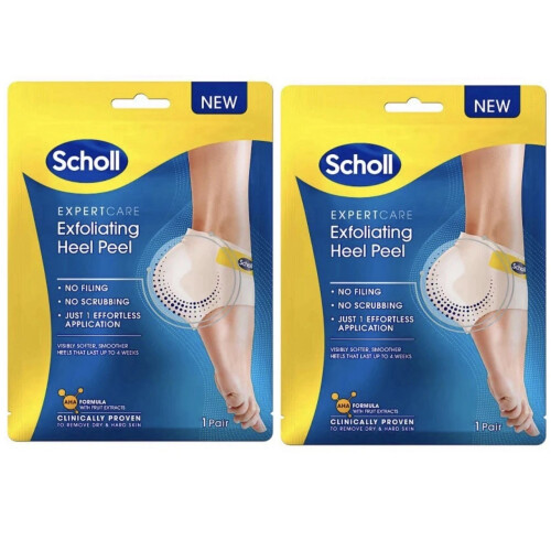 Scholl 2x Scholl Exfoliating Heel Peel AHA 2 Pairs