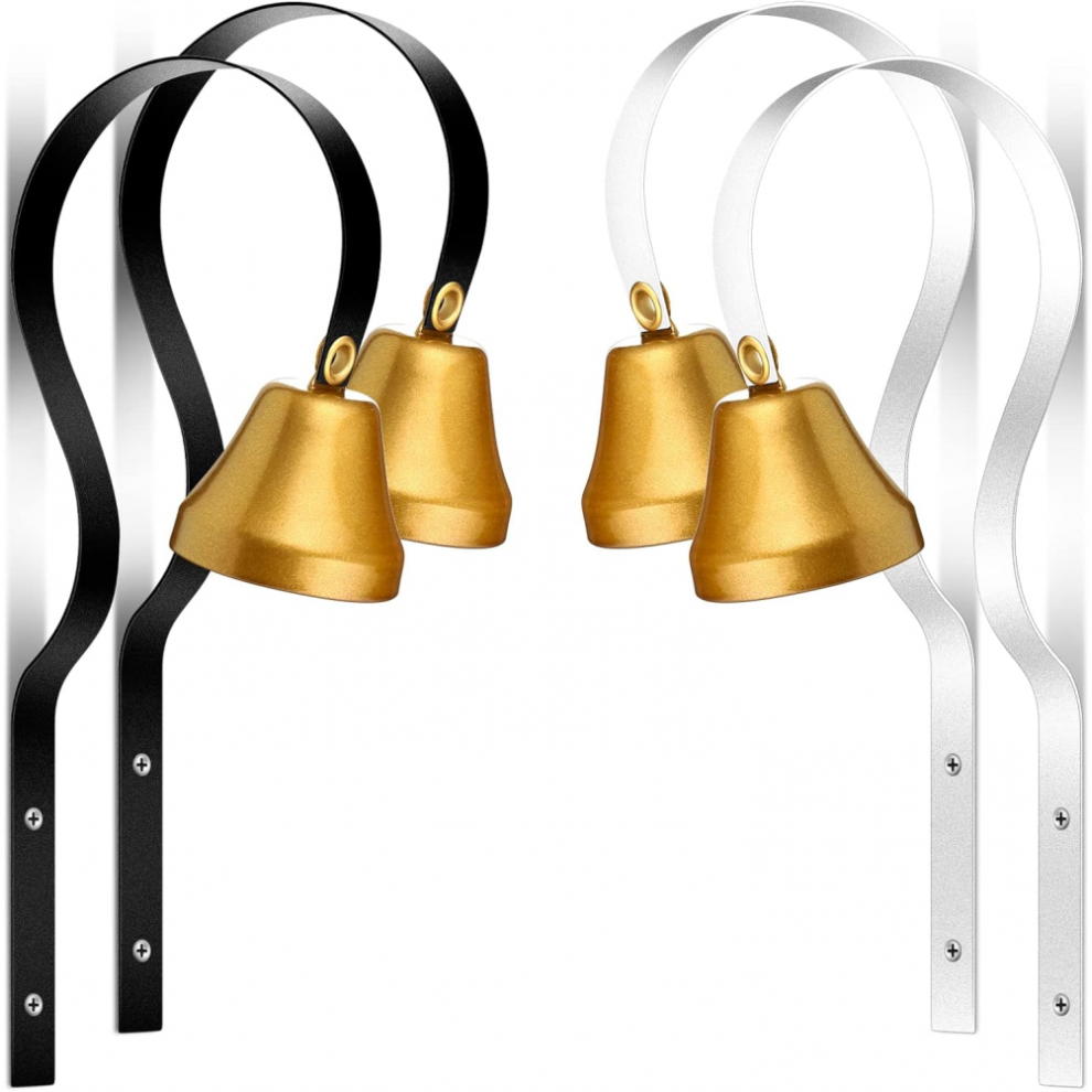 4 Pcs Shopkeepers Bell Antique Doorbell Wall Mounted Shopkeepers Doorbell Dog Training Bell Ring Bell For Door Opening 6921102102895